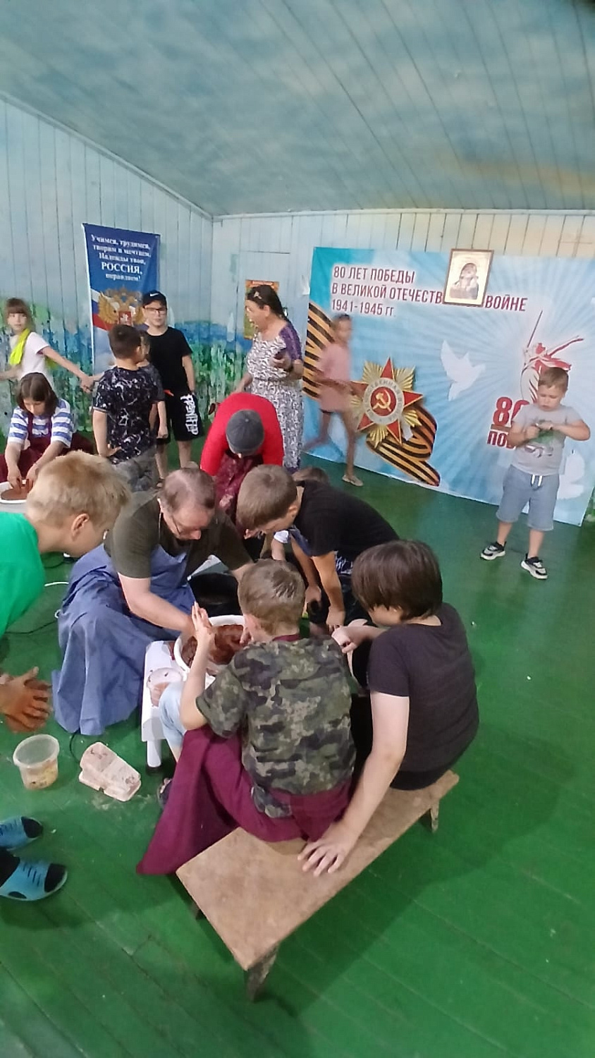 "Пушкарская гончарня" в детском лагере